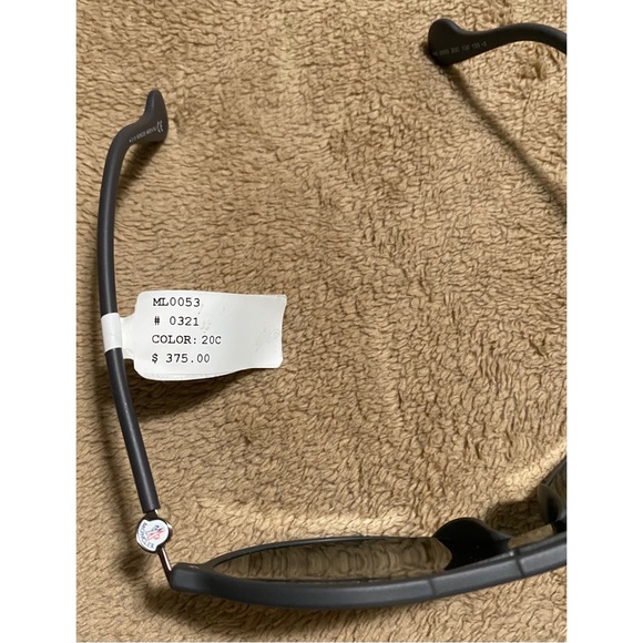 MONCLER Injected Pilot 51MM Sunglasses GREY/ORANGE NWT - Picture 7 of 10